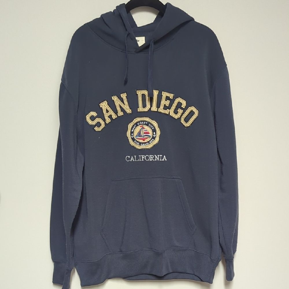 San Diego California Navy Hoodie
